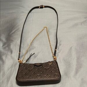 Louis Vuitton Black and Gold Crossbody Bag